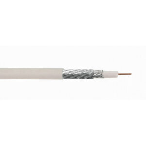 Cable Coaxial Rg-6 x Metro Blanco