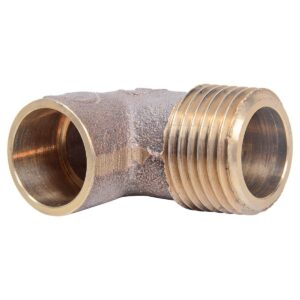 Codo So He 1/2" Bronce