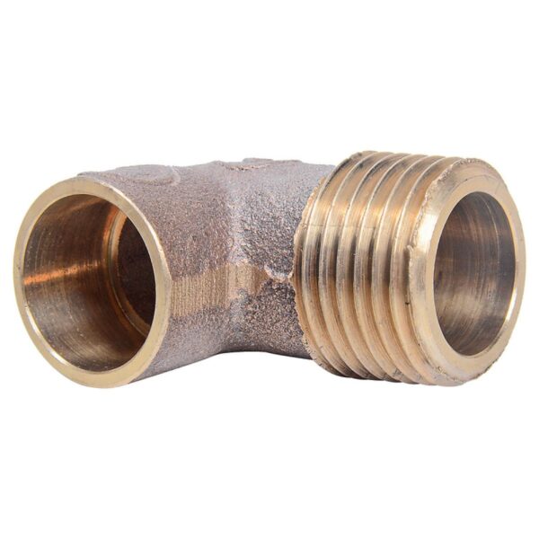 Codo So He 1/2" Bronce