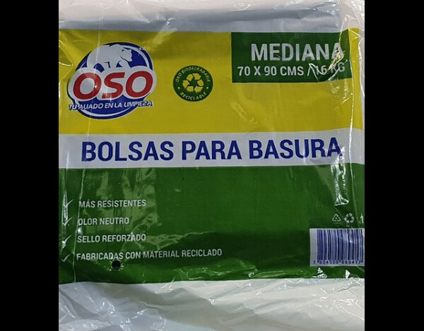 Bolsa Basura 50x70cm x Pqt Virutex