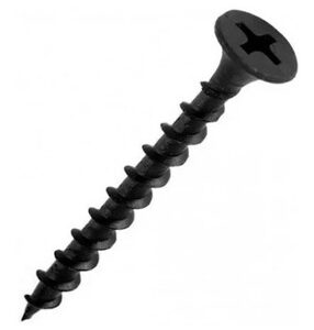 Tornillo Volcanita Crs Negro 8x2 1/2" C/u