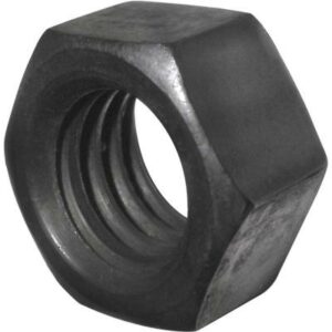 Tuerca Hex. 1/4" G-2 Negra C/u