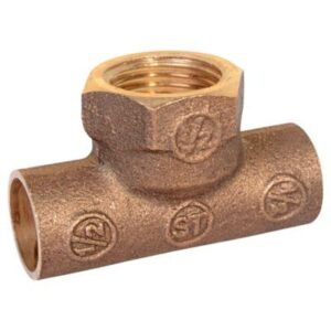 Tee So-hi 1/2" Bronce