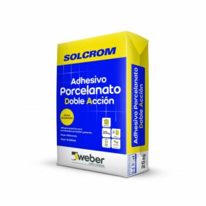 Adhesivo Ceramica Polvo Porcelanato Da 25kg Weber