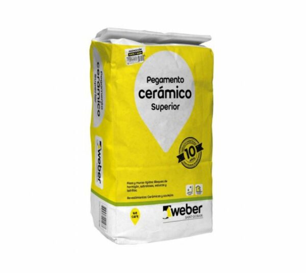 Adhesivo Ceramica Superior Saco 25k Weber