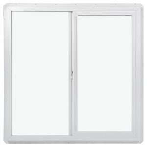 Ventana Pvc Blanco Corredera V/simple 100x100 Cms