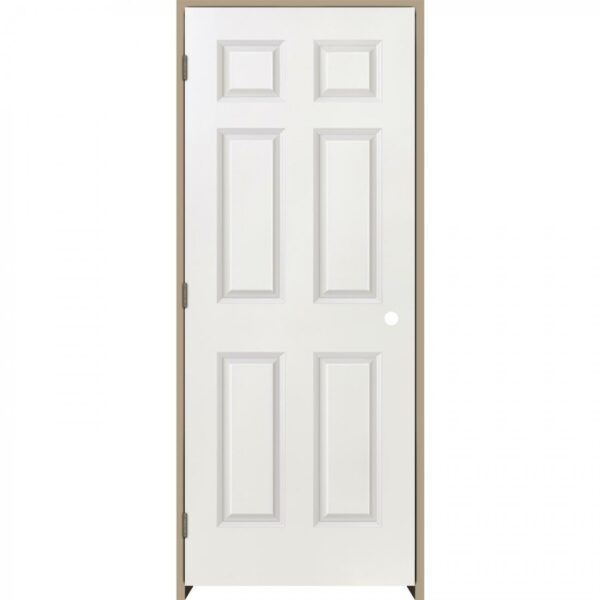 Puerta C/diseño Blanca Derecha 70cms x 2mts C/marco Y Bisagra (kiyen)