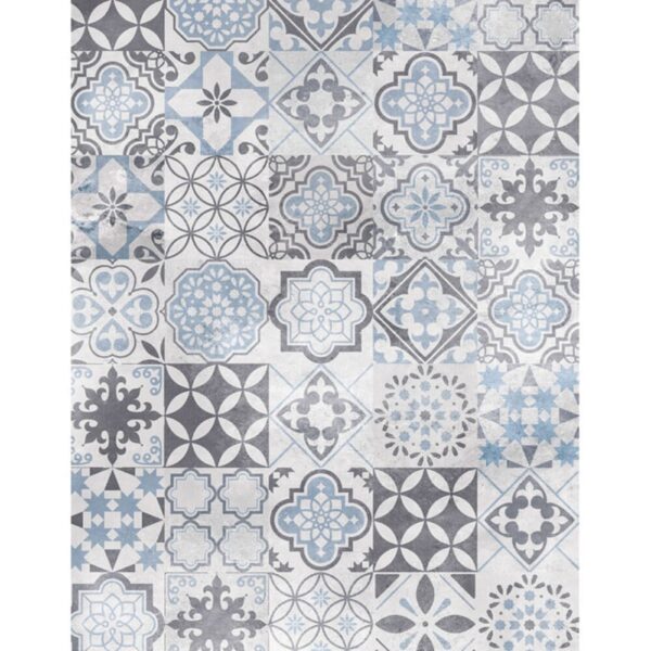 Simplisima Ankara Indigo Gris 6mm 1.20x2.40mts