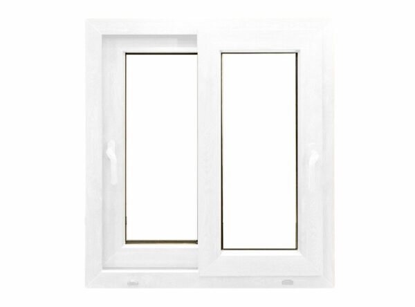 Ventana Pvc Blanco Corredera V/termopanel 100x100 Cms