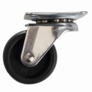 Rueda Goma 4" B/giratoria C/freno Gris (rug04r)