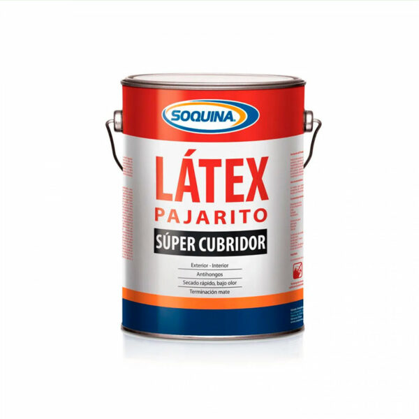Latex Pajarito Blanco Galon Soquina