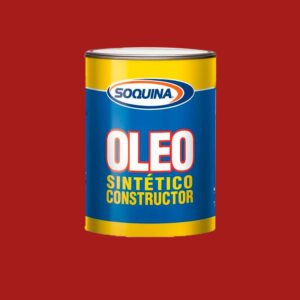 Oleo Sint. Construc. Bermellon Litro Soquina