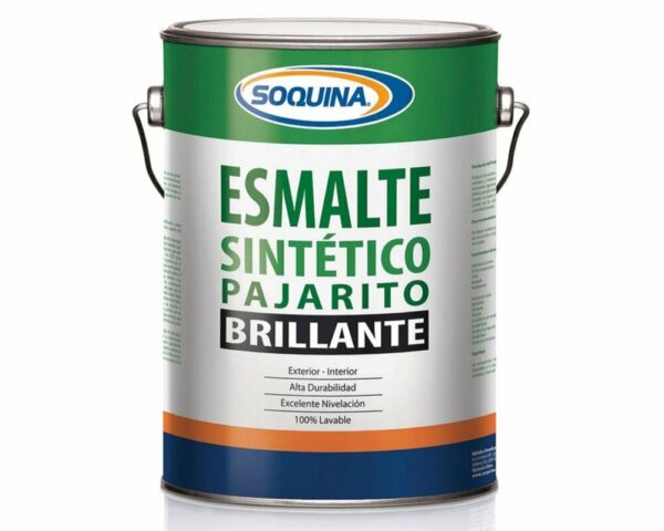 Esmalte Sint. Negro 1/8gl 400cc Soquina