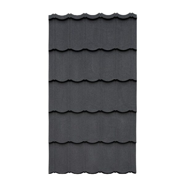 Zinc Gravillado Negro 46cmx1.178 mt C/u (teja Gravillada)
