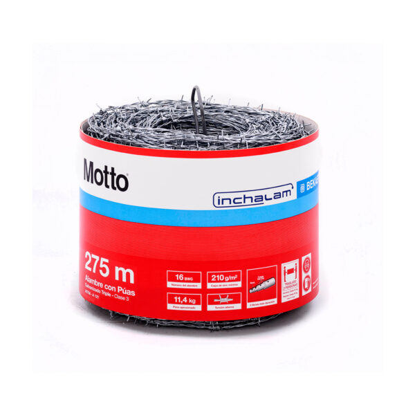 Alambre Puas N° 16 x 275 mt Inchalam