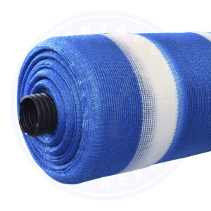 Malla Raschel Azul/bco 4.2 x mt Lineal 80%