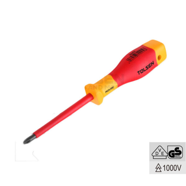 Destornillador Electrico Cruz Aislado V30400 Tolsen