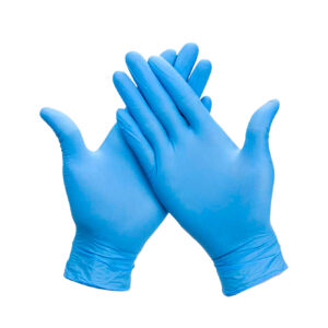 Guante Quirurgico Nitrilo Azul C/u