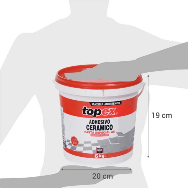 Adhesivo Ceramica Pasta 6kg Galon (ac) Topex