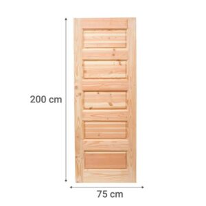 Puerta Pino Oregon 75cms x 2mts