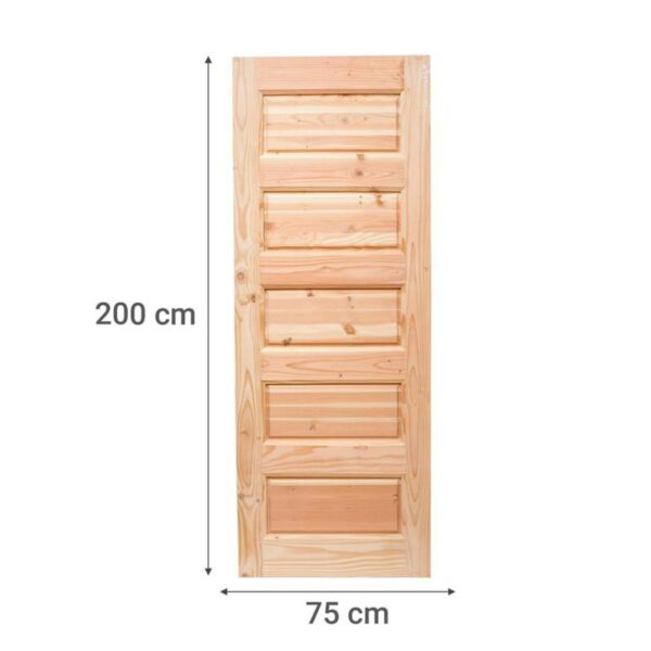 Puerta Pino Oregon 75cms x 2mts