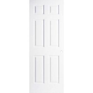 Puerta Sinfonia Hdf 6 Paneles Blanca 75cms x 2mts