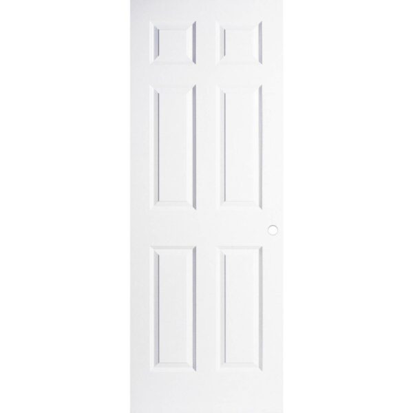 Puerta Sinfonia Hdf 6 Paneles Blanca 75cms x 2mts