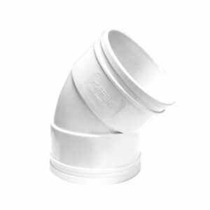 Curva 45° M-h Blanca Hoffens