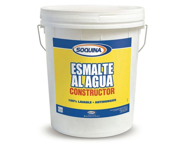 Esmalte Agua Blanco Constructor Soquina (tineta)