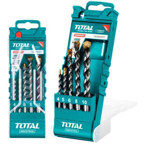 Juego Broca Cemento 5 Pcs Total