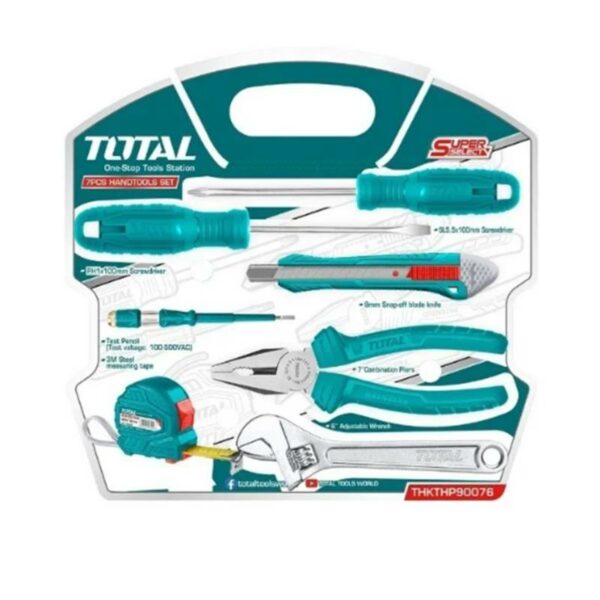 Set Herramientas Manuales 7 Pcs Total (thkthp90076)