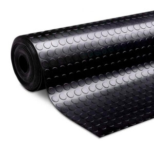 Piso Goma Estoperol Negro 0.60 (ancho) x mt Lineal