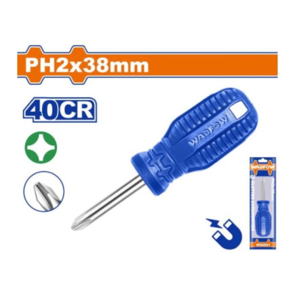 Destornillador Phillips Ph2x38mm Wadfow (wsd4921)