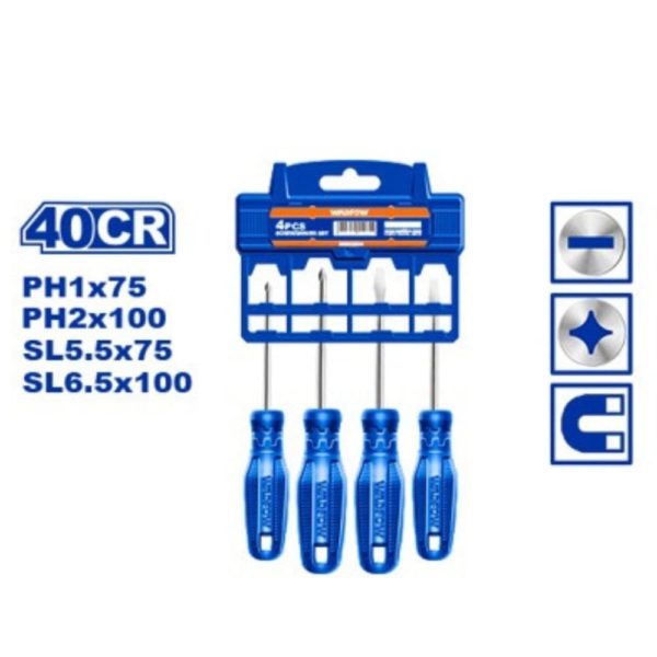 Set Destornillador 4pzs Wadfow (wss2204)