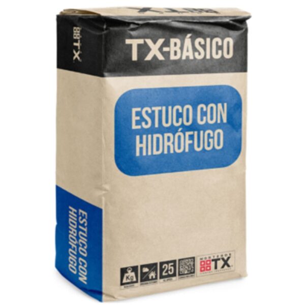 Mortero Estuco Exter. Fino  Transex Sc 25 kg