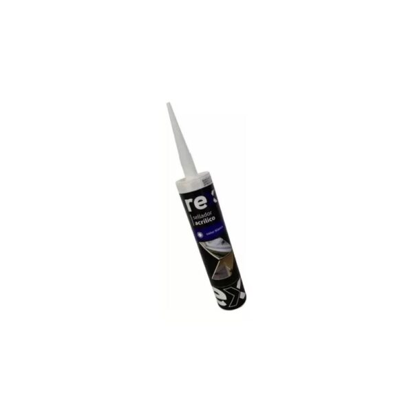 Sellador Acrilico Pintable Blanco 300ml Rex