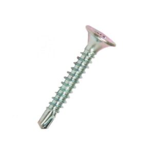 Tornillo Volcanita P/broca 6x1 1/4" Zn C/u