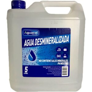 Agua Desmineralizada 5lts