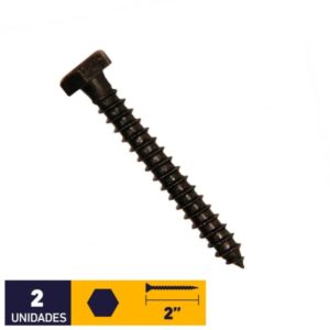 Tirafondo Hex. 1/4"x2" C/u