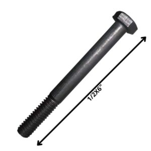 Perno Hex. 51/6"x21/2" G-2 Negro C/u