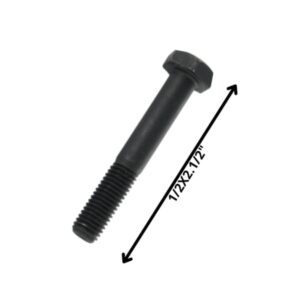 Perno Hex. 1/2"x21/2" G-2 Negro C/u