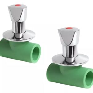 Llave Paso Ppr 20mm Cromada (campana) C/u