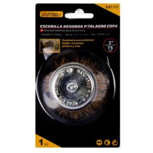 Escobilla Redonda 3" P/taladro (ebt103)