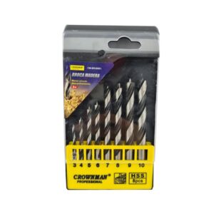 Broca Madera 8mm C/u Crownman