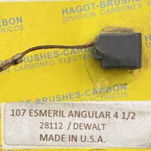 Set Carbones N° 107 Esmeril Ang. 71/4" ( Dewalt) C/u