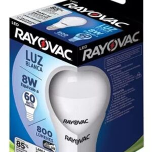 Ampolleta Led 8w E-27 L/calida Rayovac