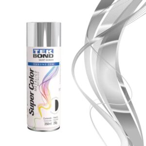 Spray Metalico Cromo 350ml Tek Bond