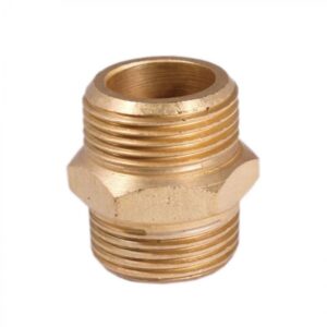 Niple Bronce He-he 1/2"-1/2" C/u