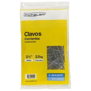 Clavo 3" x Bolsa de 2.5 kg Inchalam