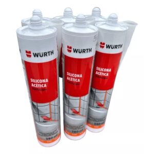 Silicona Acetica Gris 280ml Wurth